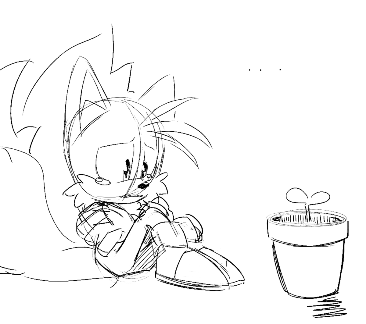 Tails misses his planet gf 