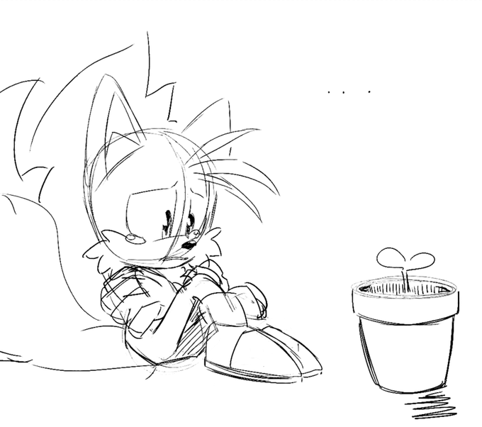 Tails misses his planet gf 