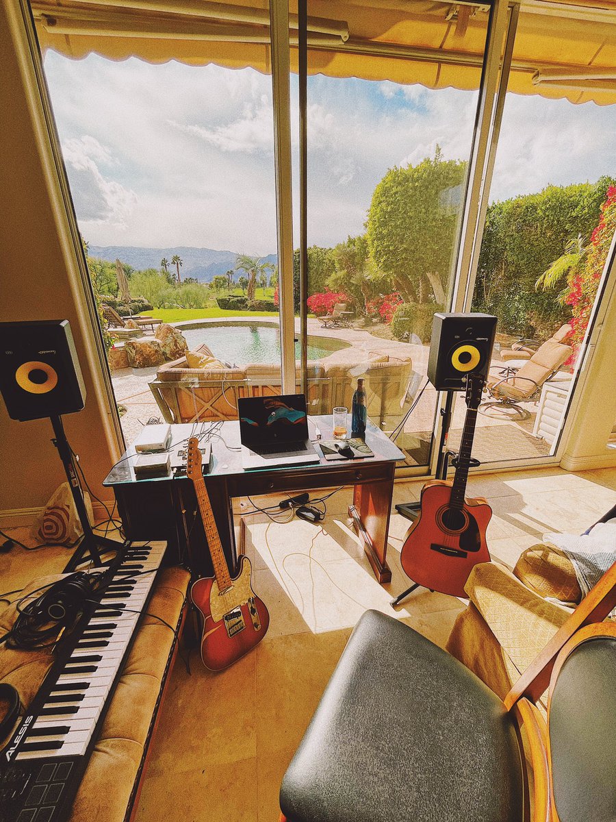 Wrote some tunes in Palm Springs