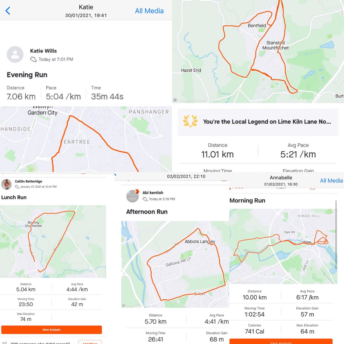 ⁦<a href="/HertfordHornets/">Hertford Hornets</a>⁩ are smashing their Challenge this week. 💙💙🧡🧡well done keep up the good work 👊🏻