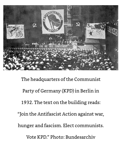 It's not all Portland, though. Apparently Ngo has an ENTIRE CHAPTER about the dark origins of fascism in 1930s Germany, which I'll be reading live tonight (details at the end of the thread)Anyway, look at this horrifying photo of people who think Hitler did something wrong