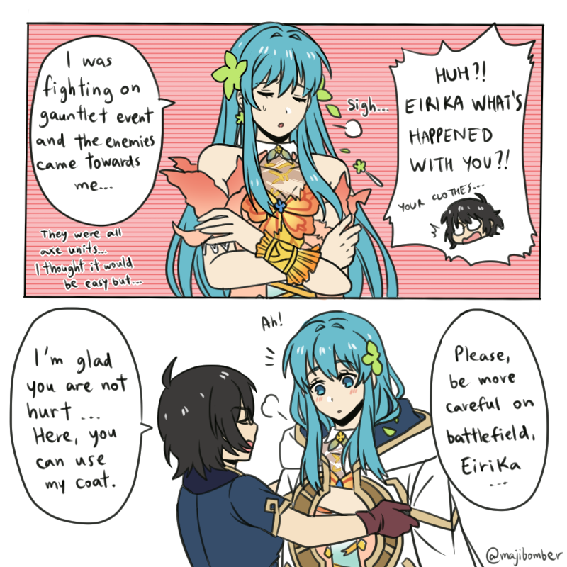 Even my Eirika being +10 she still has some problems on battlefield... 