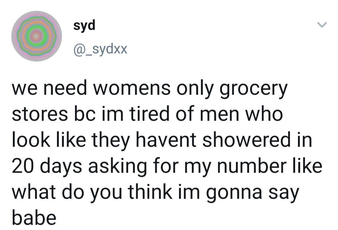 Women's Only Grocery Store