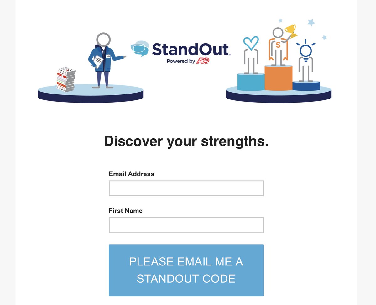 AdviceRRHH's tweet photo. ¿Quién eres en términos de tus fortalezas?  Realiza la evaluación de fortalezas StandOut hoy para averiguarlo https://t.co/aeC0fJ8y91  vía @ADP Advice Partner #ADPReThinkNow https://t.co/uT714nkfaF