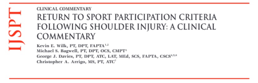 Stephen D. Coombs, PT, DPT, SCS, CSCS tweet media