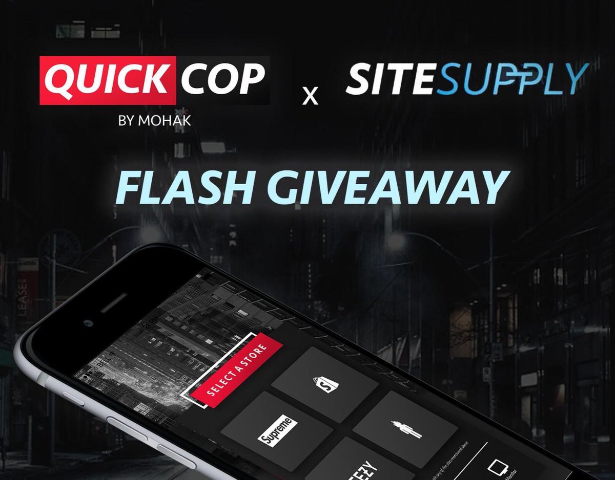 We've teamed up with <a href="/themacint0sh/">Mohak</a> for a special giveaway 🤗

Prizes:
x1 QuickCop iOS renewal copy
x1 SiteSupply Discord key

Rules: 
1) Follow <a href="/themacint0sh/">Mohak</a> <a href="/TheSiteSupply/">SiteSupply</a>
2) RT + Like this tweet ♻️

Picking a winner in 60 minutes!