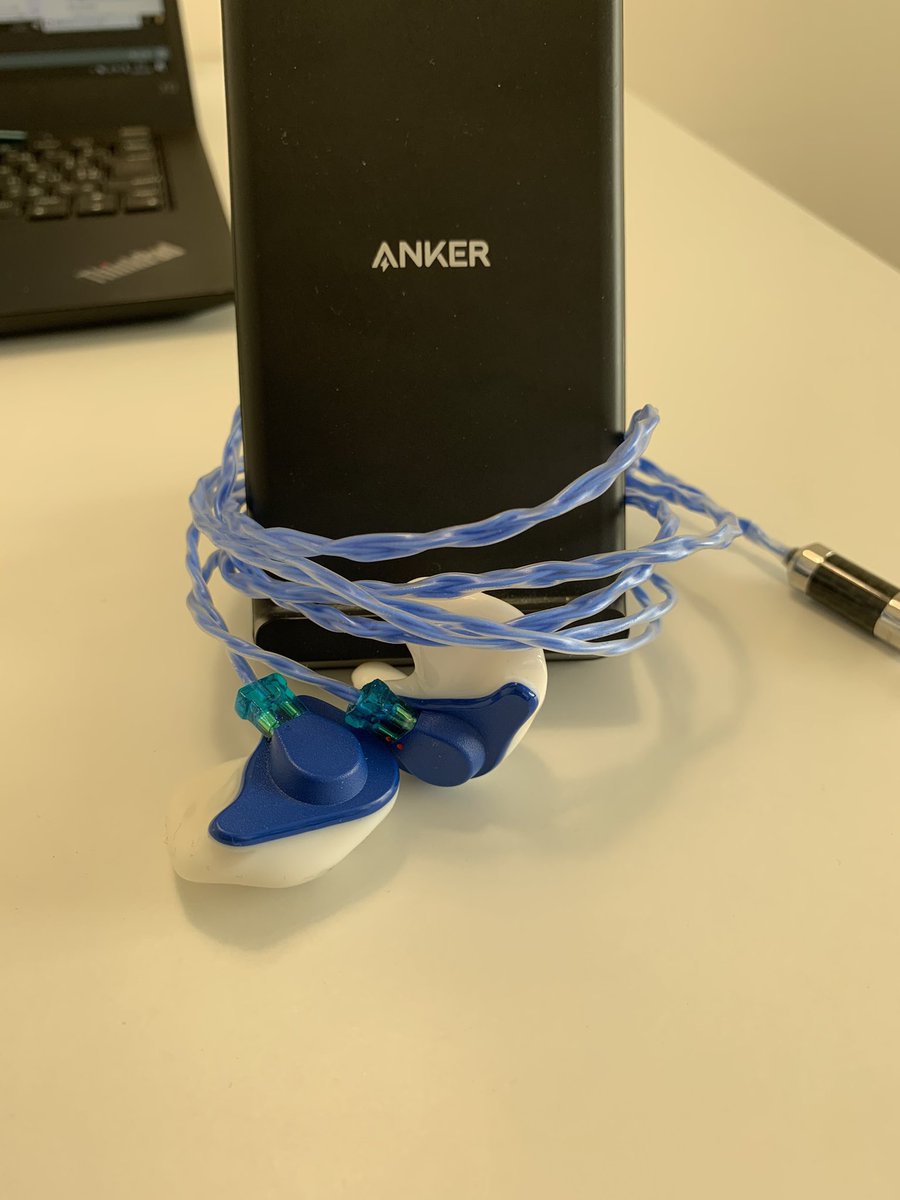 shinshinshan's tweet photo. 支給ヘッドホンに耳が慣れちゃったらこちらをどうぞ🙌脳味噌かき混ぜてくれるイヤホンです
#fitearroom
#sagaraさんちのケーブル https://t.co/GwhKuPo9RW