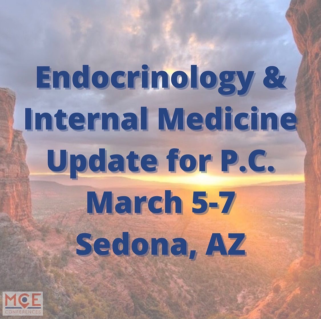 MCEConferences's tweet photo. We have a few spots remaining! Sign up today to ensure your socially distanced seat! Or attend from the comfort of your hotel room, home or office!

#mceconferences #sedona #endocrinology #internalmedicine #primarycare #arizona #medicalconference #cmeconferences https://t.co/NoNZVy9u0t