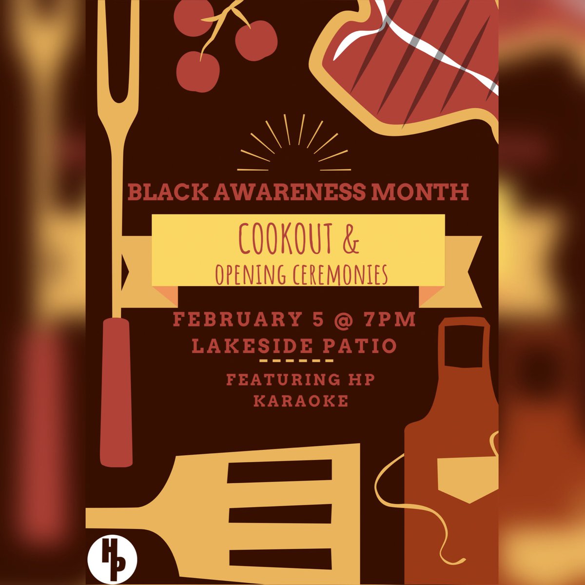 ⁣Happy Black Awareness Month🎊🎊🎊 Would this really be BAM without a cookout??? ⠀

THE COOKOUT AND OPENING CEREMONIES are this Friday 😎😎⠀
 ⠀
HP will be there so look foward to Karoake 🎤🎤see you there! ⠀
⠀
#blackswarenessmonth #bam2021 #umiamibam ⠀
#cookout