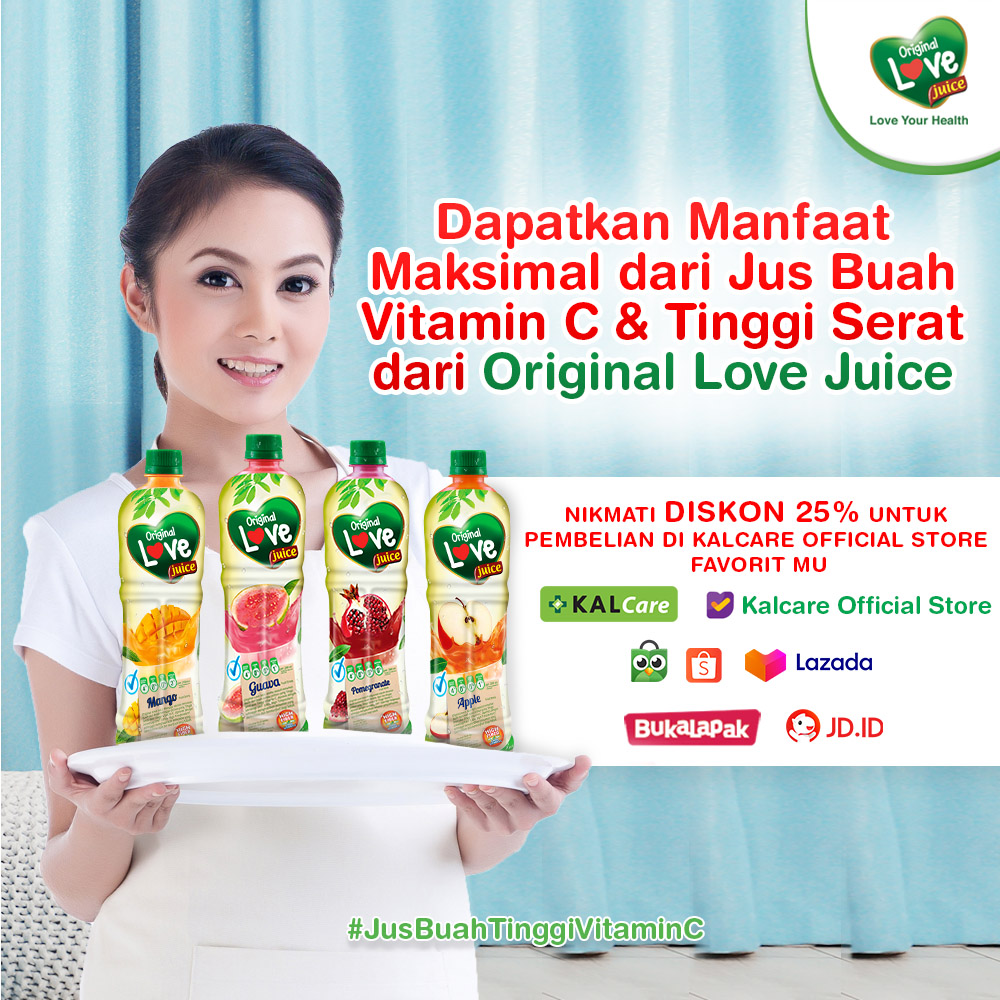 Makanya, yuk! mulai sekarang pastikan buah selalu ada dalam menu harian kita yah😁

Adakah dari Lovely People yang sudah memasukkan buah ke dalam menu harian di rumah?

#JusBuahTinggiVitaminC #LoveJuiceTinggiSerat