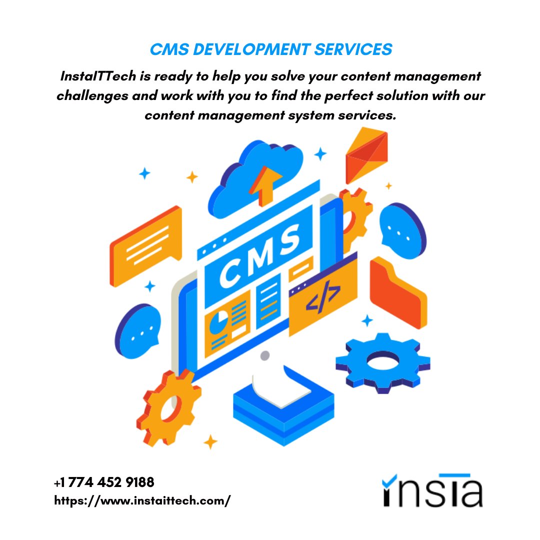 INSTAITTechnol1's tweet image. Choose InstaITTech as your CMS website development company to receive secure, scalable, and state-of-the-art CMS-enabled websites compliant with international web standards. Get in touch for a free consultation at +1 774 452 9188!
#cms #cmsdeveloper #cmsdevelopment #InstaITTech