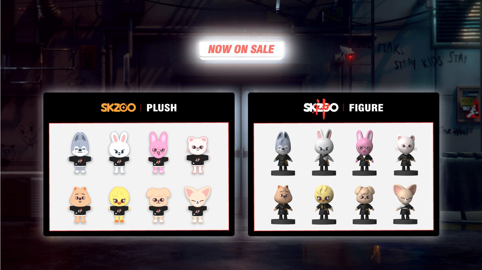 SKZOO 神メニュー フィギュア Stray Kids Official Merchandise - SKZOO Figure (神MENU VER