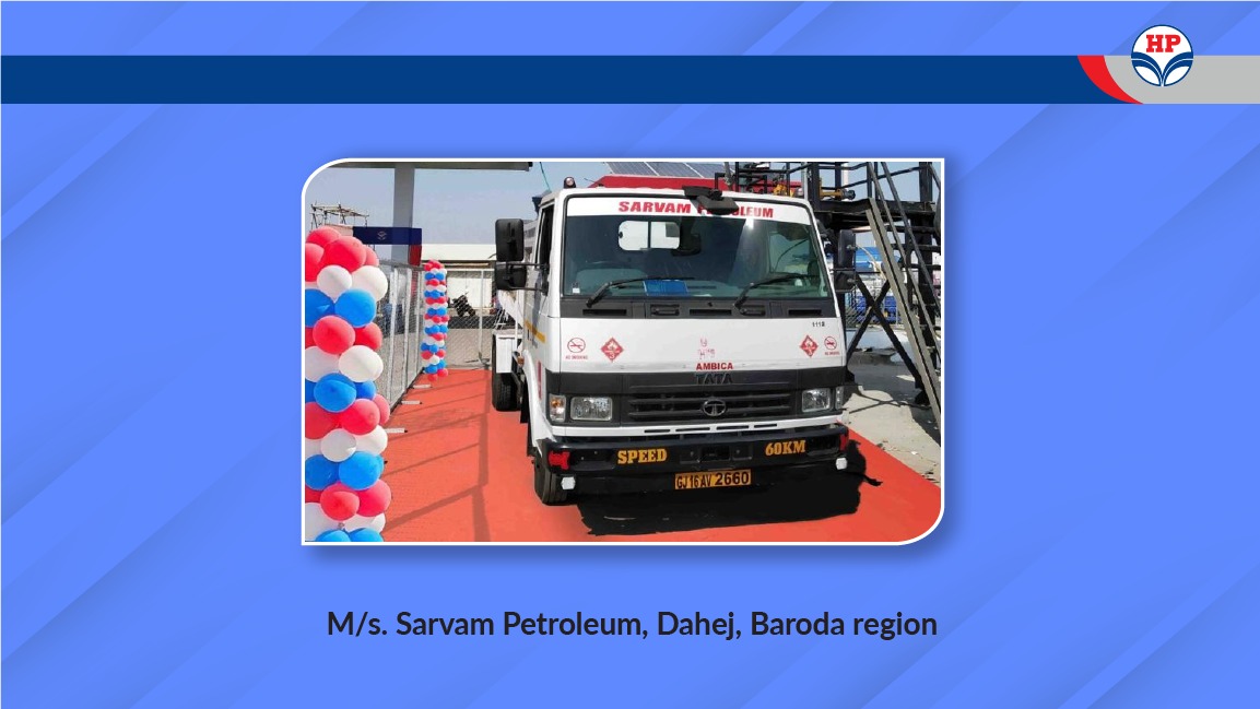 hpcl_retail's tweet photo. The HP Fuel Connect Mobile Dispenser for door to door delivery of diesel* was commissioned at M/s Sarvam Petroleum, Dahej, Baroda region. 
It saves time. It saves money.
*Available in select cities.
#AssuredQuality #AssuredQuantity.
 #DieselDelivery 
@HPCL https://t.co/db2Oa80xtF