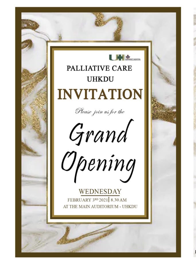 bundeljayse's tweet photo. Congratulations to #Kothalawala #DefenceUniversity #Hospital #Werahera #SriLanka for starting a #Paliative #Care Center today https://t.co/qFpyJzVtCm