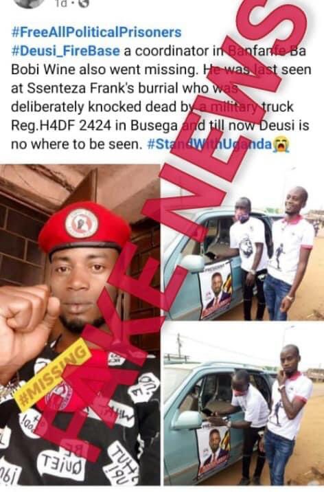 ToraBert's tweet photo. The biggest threat to mankind today in Uganda is fake news #SayNoToFakeNews @NUP_Ug supporters #OneloveOneNation https://t.co/J0xP33pLO8