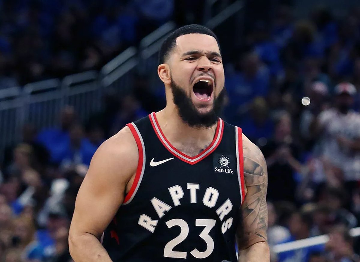 TheHoopCentral's tweet photo. Fred VanVleet has 46 PTS and 11 3PM through 3 Quarters tonight

UNREAL. 🤯🤯🤯 https://t.co/s02WG9tzun