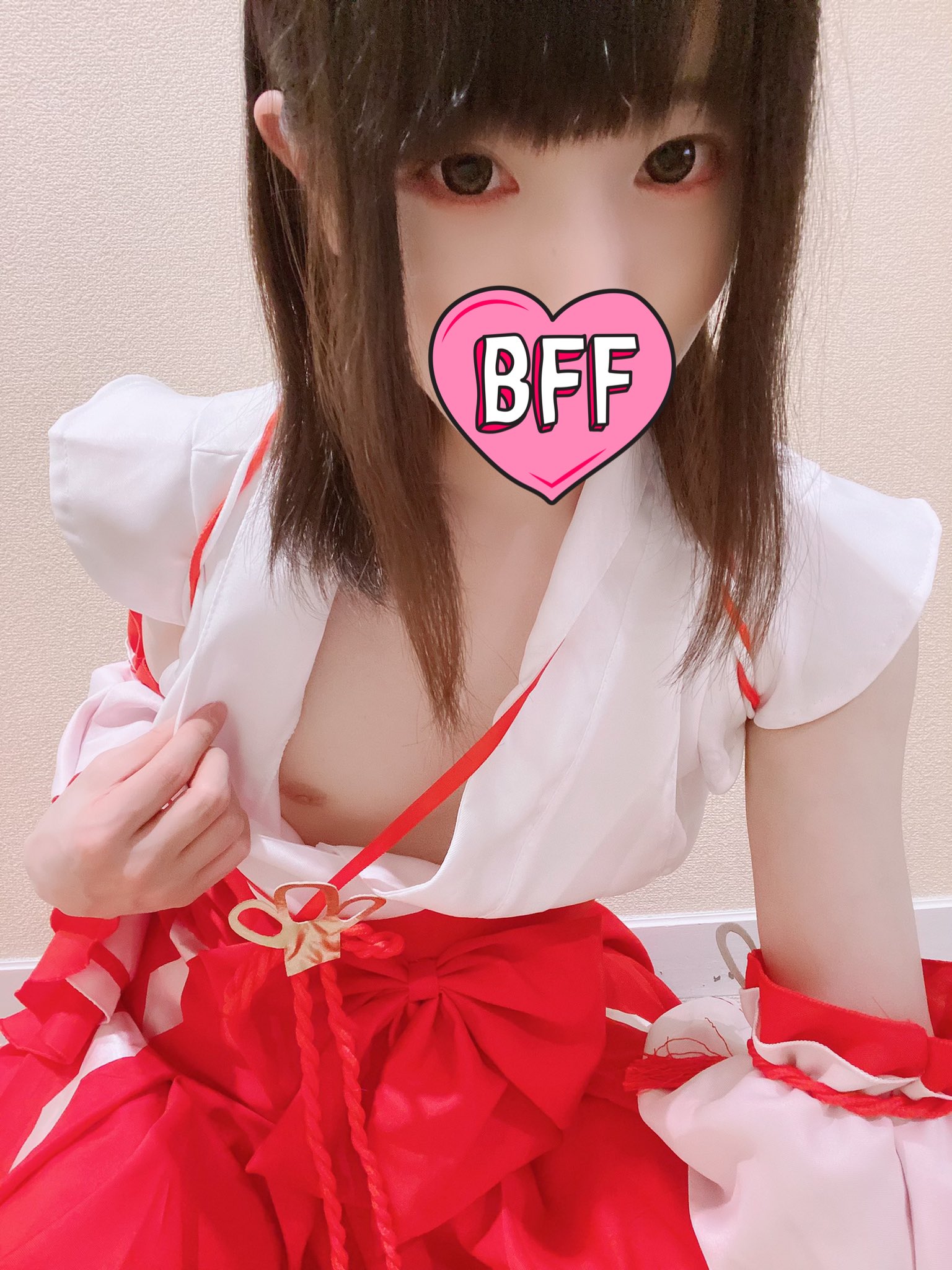 画像,ちらちらっ(*´꒳`*)✨#男の娘　#女装男子 #偽娘　#crossdresser https://t.co/8dAz4IDAa3…