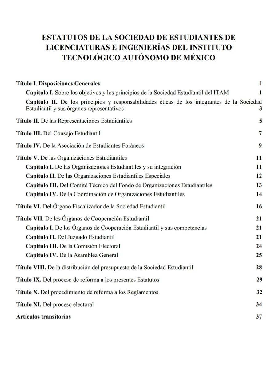 Informamos a la comunidad estudiantil del <a href="/ITAM_mx/">ITAM</a> que el <a href="/cuheitam/">CUHE</a> acusó de recibido el proyecto de reforma a los Estatutos de SALITAM, el cual fue aprobado por unanimidad el pasado 24 de enero por la Cámara de Origen. (1/3)