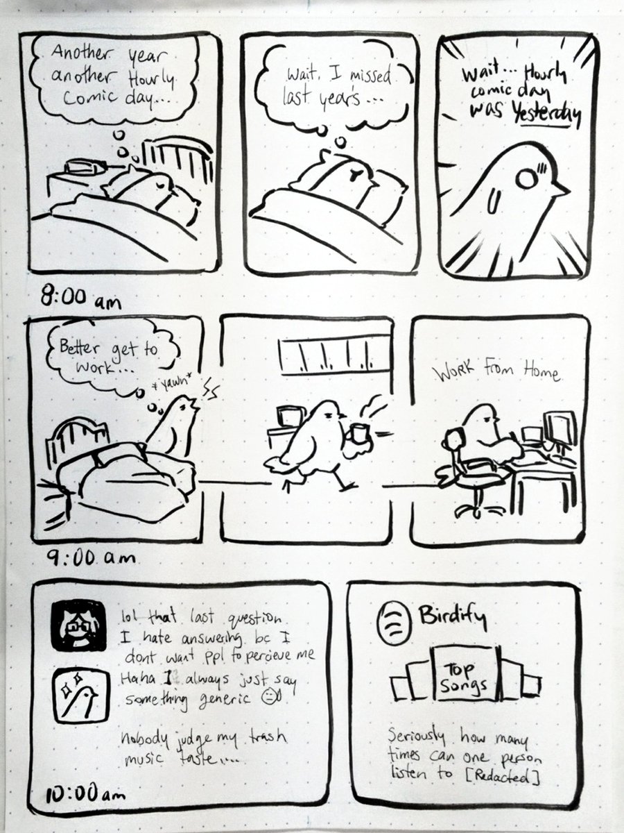 I forgot it was hourly comic day yesterday so I'm doing it for today 
