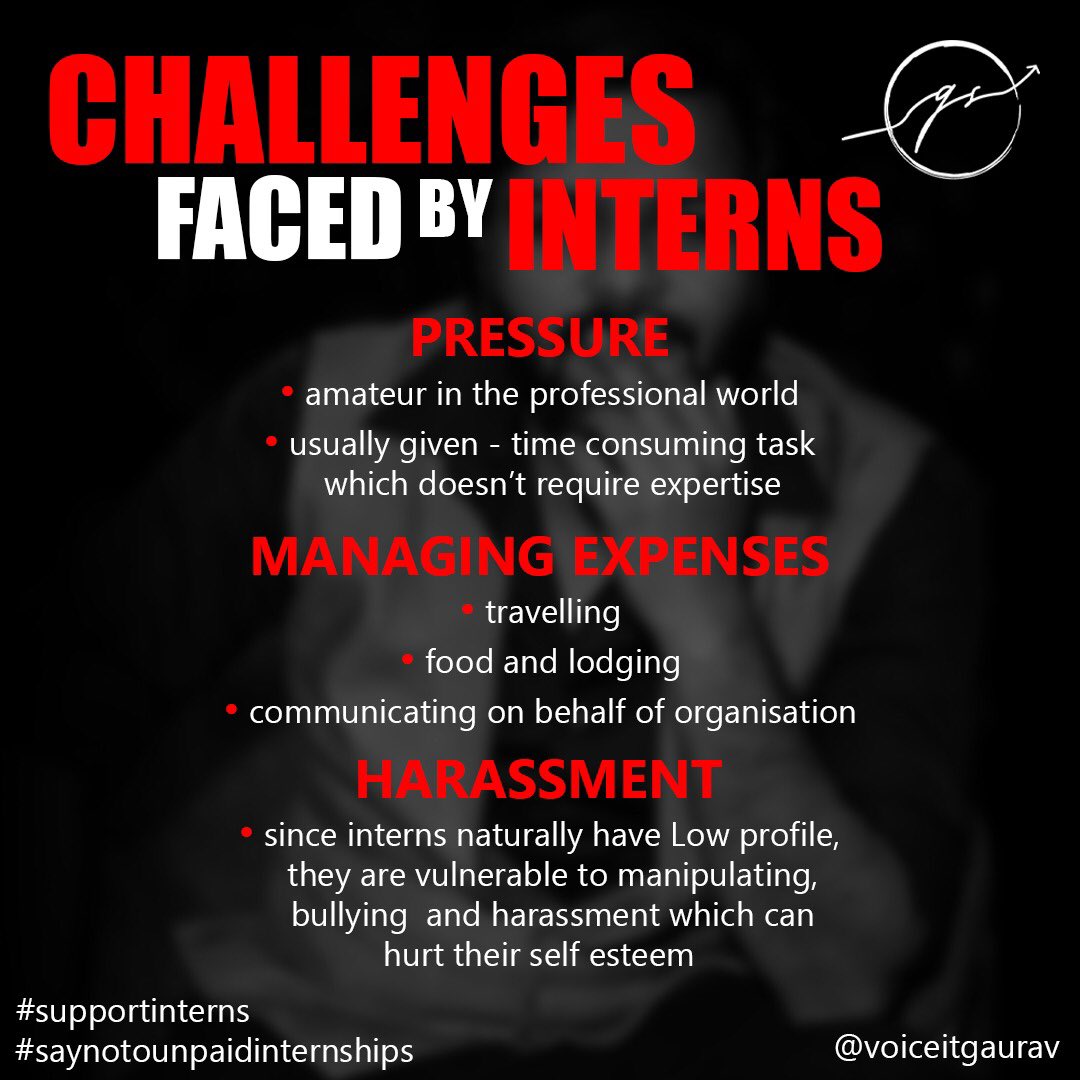 voiceitgaurav's tweet photo. #saynotounpaidinternships
#supportinterns https://t.co/ifM2siAa4T
