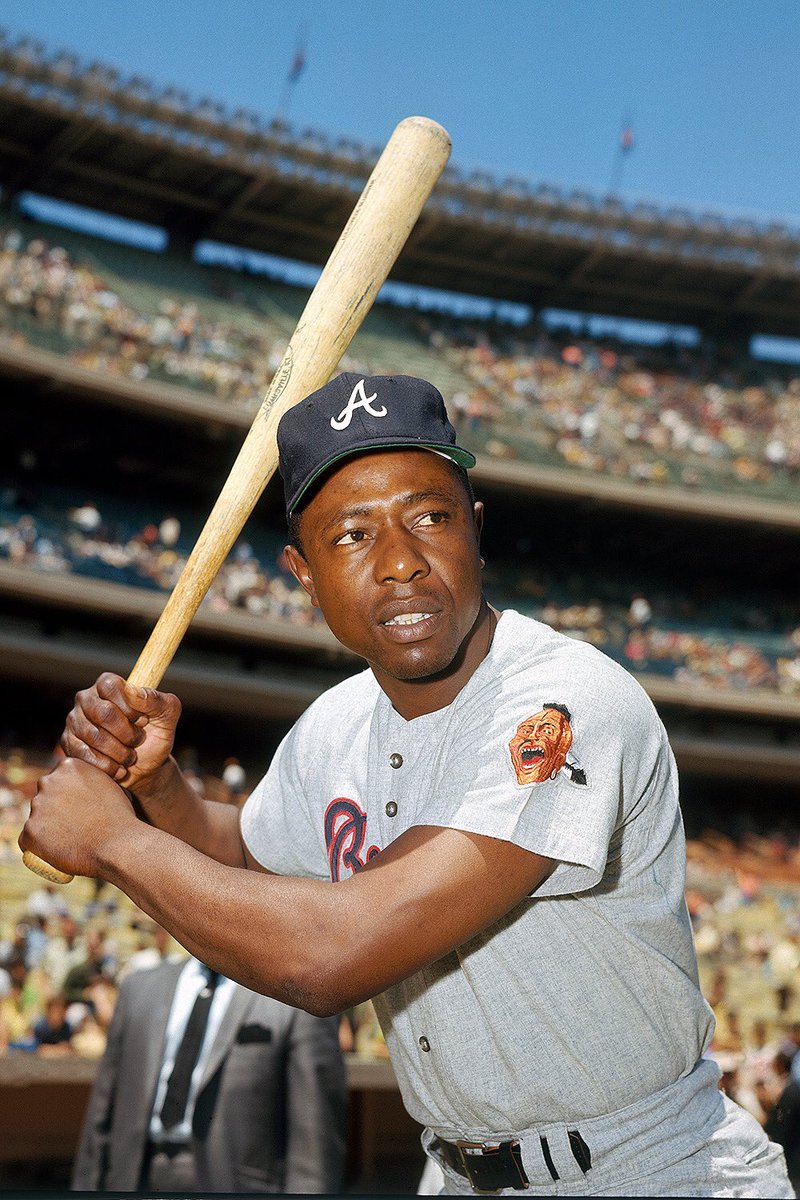 I salute Henry Aaron as we start Black History Month.  My hero as a kid.  Both courage and humility on &amp; off the field!  <a href="/shstribepride/">Stafford High School</a>  #homerunking #keepswingN ⚾️👑