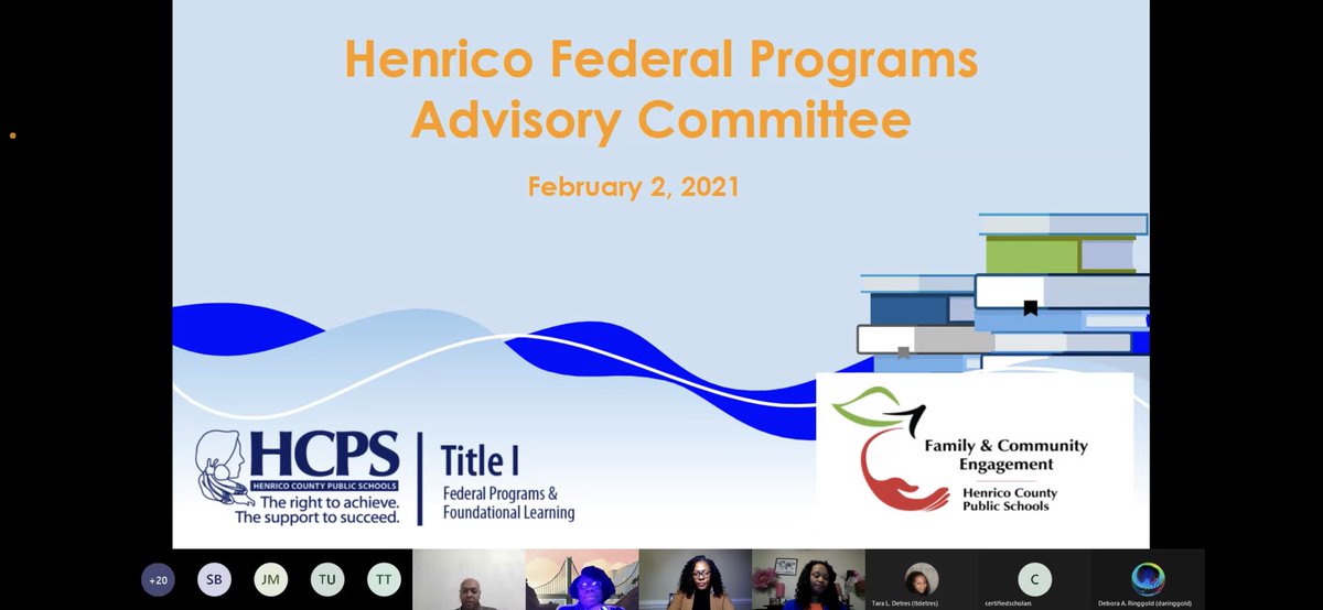 Today I am grateful for the family members that attended our Henrico Federal Programs Advisory Committee meeting. <a href="/HCPSFederalProg/">HCPS Federal Programs</a> <a href="/HCPSFamily/">Henrico Schools Family and Community Engagement</a> #KnowWhy #Grateful