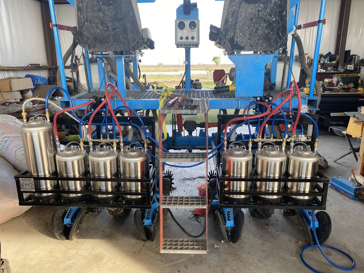 Newest addition to our research arsenal. The small plot in-furrow application ability will allow us to host all sorts of studies! Let us know if we can provide this service for your agriculture research needs.