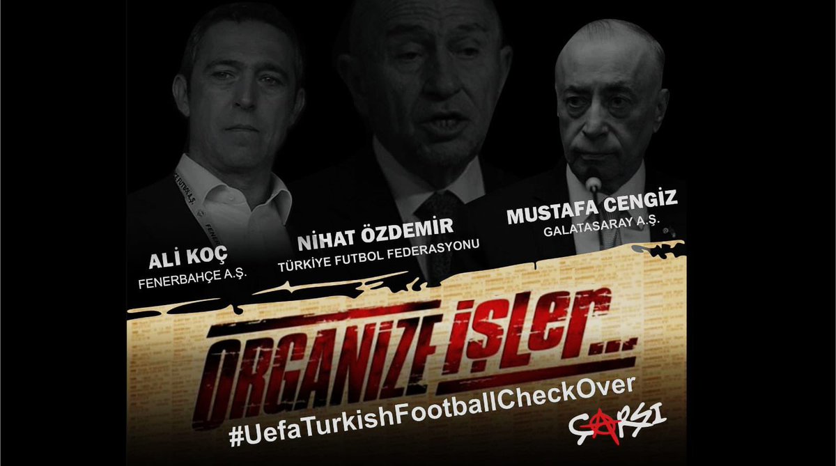 YA ADALET, YA KIYAMET!

"Biraz Onurun Varsa Nihat, İSTİFA ET!" 

#UefaTurkishFootballCheckOver