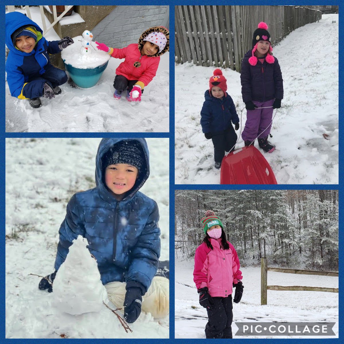 NatalieCVershaw's tweet photo. ❄️We love making the most of these snowy days. We work hard during class, & then we enjoy building, sledding, creating & playing!☃️ @jtdouds #togetherCES #SnowFun https://t.co/acXHvoFjXy