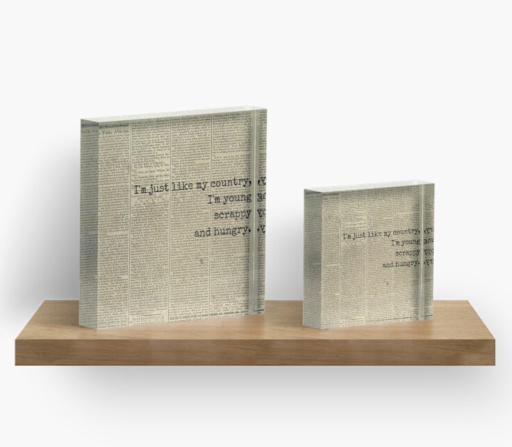 Loving this new design 1st of 8 in this series perfect for all the #Ham4Ham Fans! ⁠
⁠
Definitely love this musical &amp; was so happy to see it on Disney+!
⁠
What is your favorite #Hamilton lyric?⁠
⁠
Drop it in the comments below &amp; stay tuned for the remaining 7 in the series!