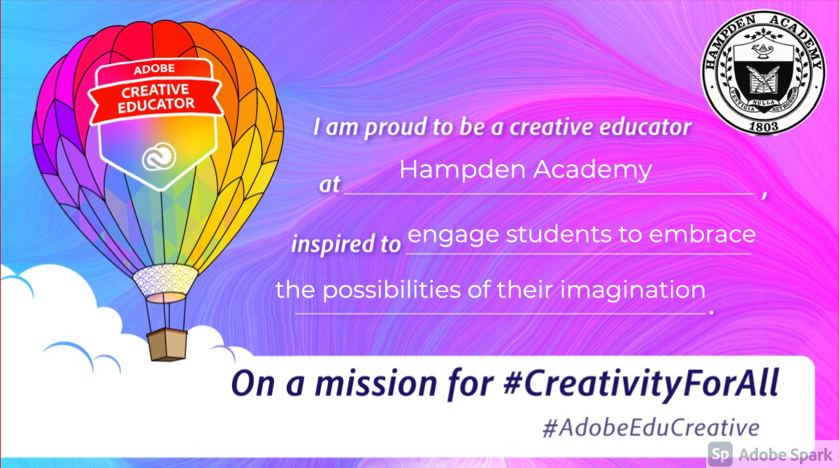 crowe_artteach's tweet photo. @TanyaAvrith #pbTechTalk #AdobeEduCreative
Love this template! I am proud to be an Adobe Creative Educator working with the youth in my community to harness the power of creativity and their voice as amazing individuals! @AdobeForEdu @TanyaAvrith @MsClaraGalan https://t.co/D4x8Fd6WeT