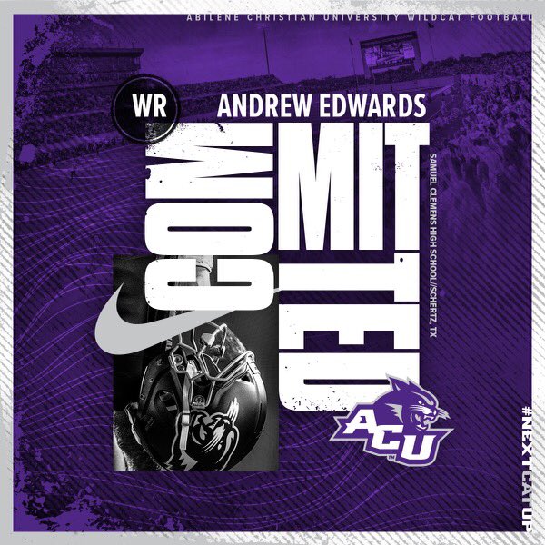 _ae2031's tweet photo. All Glory to God 🙏🏼 #GoWildcats #NextCatUp @Coach_Curlee @AdamDorrel @ACUFootball https://t.co/qJuHSKQz1z
