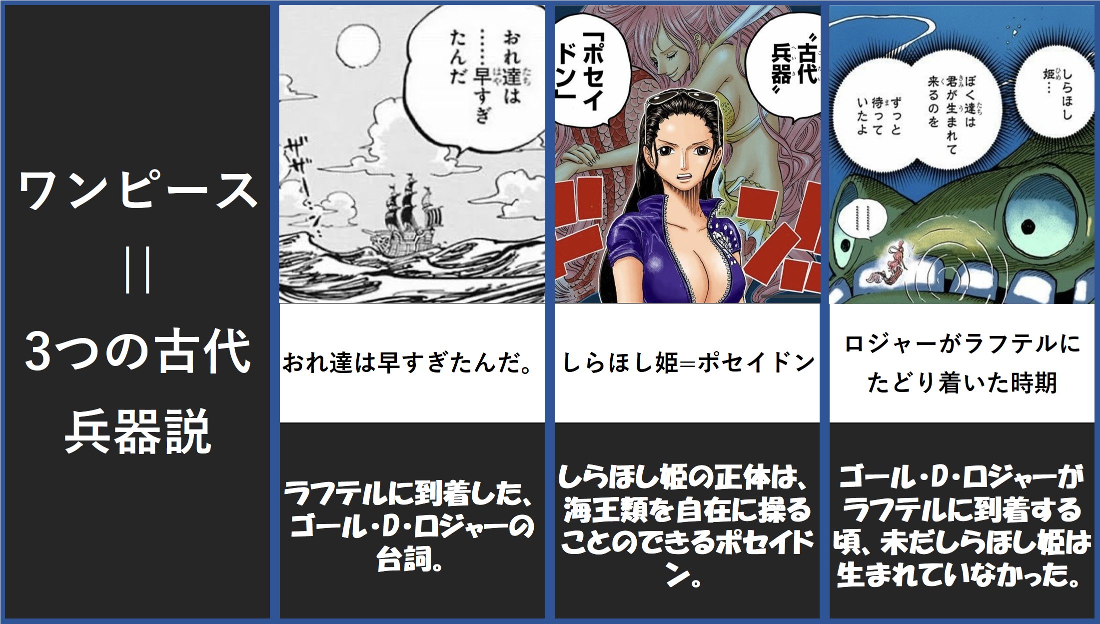 ランちゃんの比較動画 ワンピース考察 ひとつなぎの大秘宝とは何か考察してみた ネタバレ注意 動画は下からどうぞ T Co Ordonhkd5e ワンピースキャラ世界人気投票 アニメ アニメ好きと繋がりたい T Co H8geu7p8pc