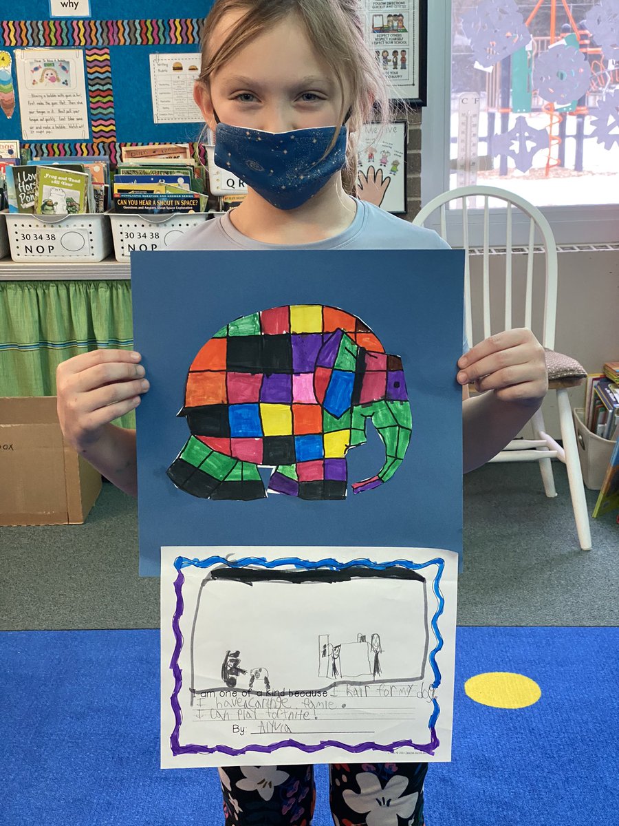 MrsKaminski1's tweet photo. We have loved our character study and enjoyed reading Elmer books! https://t.co/Q9lKZNc8k2