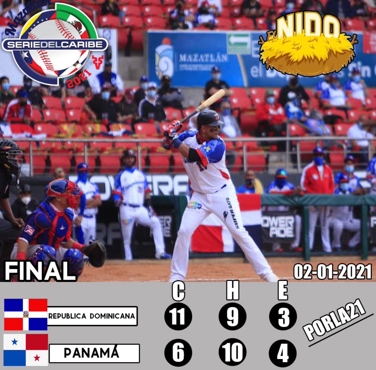 elniidoAc's tweet photo. REECOOOJAN QUE GANÓ DOMINICANA 🇩🇴🦅! #SerieDelCaribe #AguilasCibaenas #PorLa21RD https://t.co/iMEs8J9071