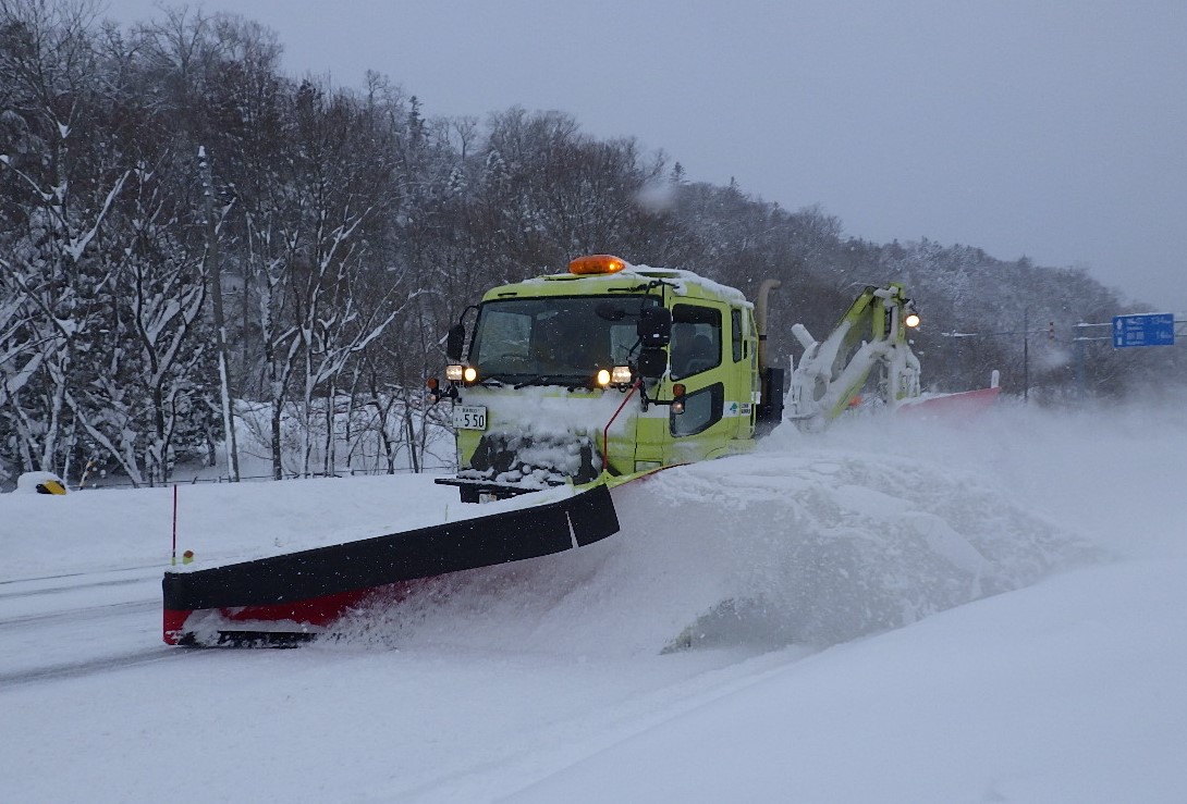 釧路開発建設部 の #現場 から】1月は釧路地域にもまとまった降雪が