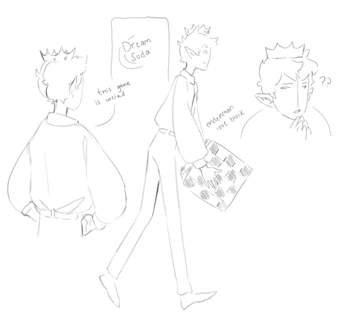 trebuchet_0's tweet photo. Ranboo stream doodles, congrats on 1 mil! #ranboofanart #RANBOO1MIL https://t.co/hVAkMknMbf