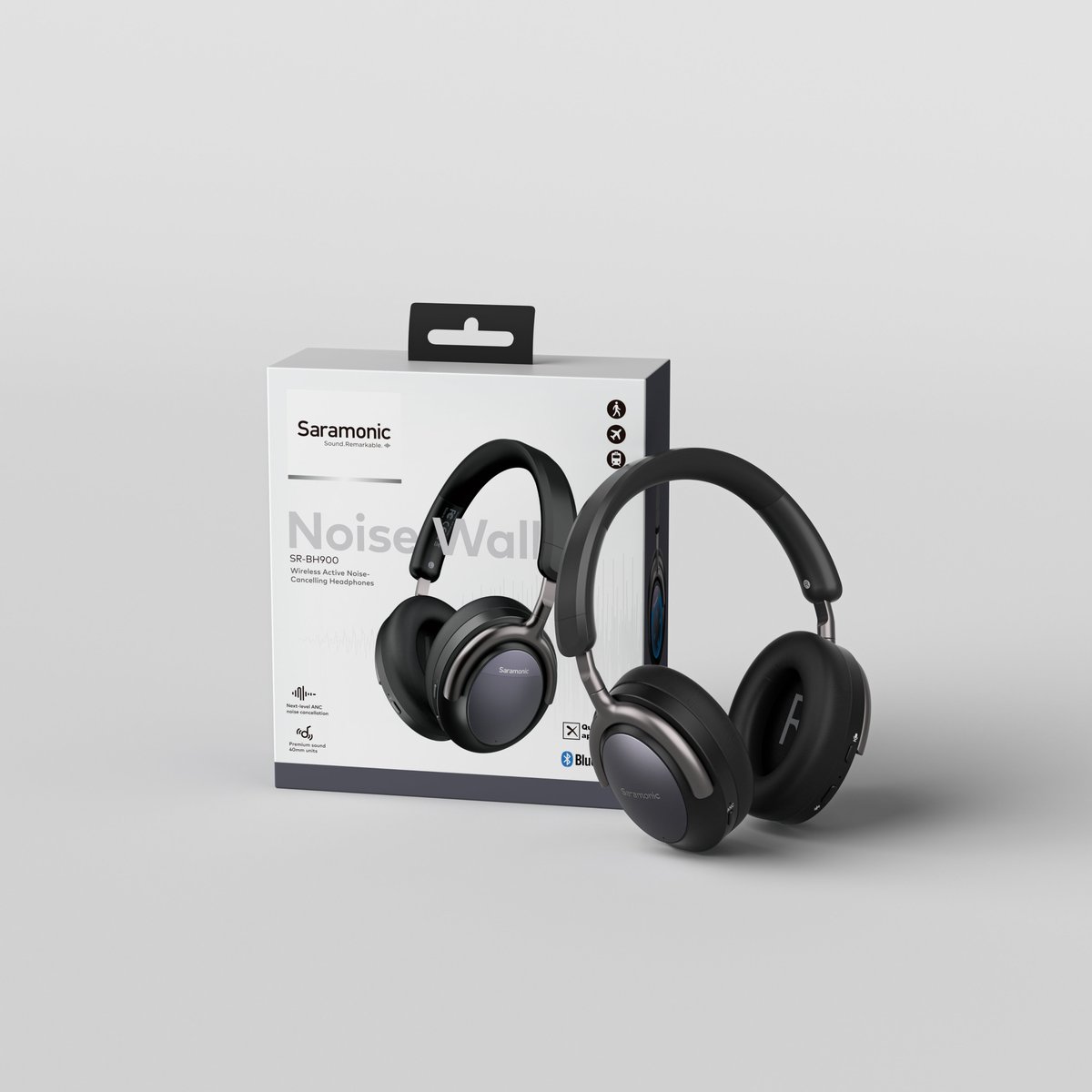 C_April517's tweet photo. 🎧Introducing #Saramonic SR-BH900 Wireless #ANC #Headphones🎵
● Qualcomm Bluetooth 5.0 chip 
● FF+FB dual-mic Advanced Active Noise Cancellation
● Selectable Ambient Sound Mode
● Multiple devices connection simultaneously 
● Extensive touchpad 
#zoommeeting #homeoffice https://t.co/LLLXVcFVbV