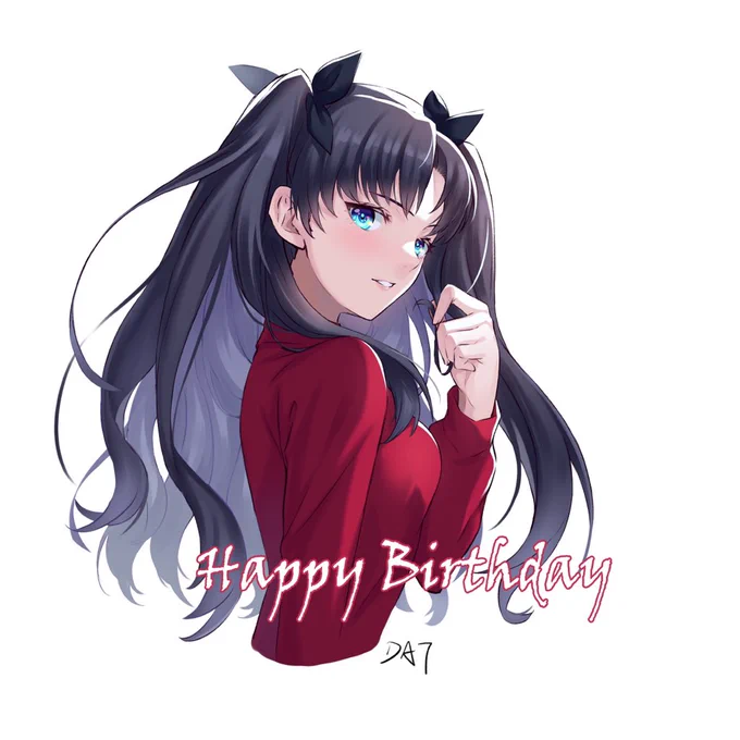 Happy Birthday, Tohsaka Rin ?
#遠坂凛生誕祭2021
#遠坂凛誕生祭2021 