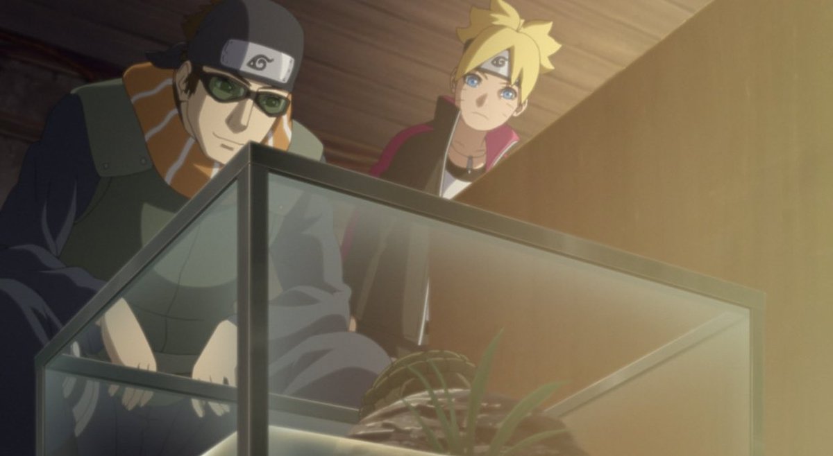 Hopefully there’s more added scenes to show Boruto acknowledging the turtle and maybe even using it in future scenes to remind him how Mugino affected his life even for the short time they spent together in missions 