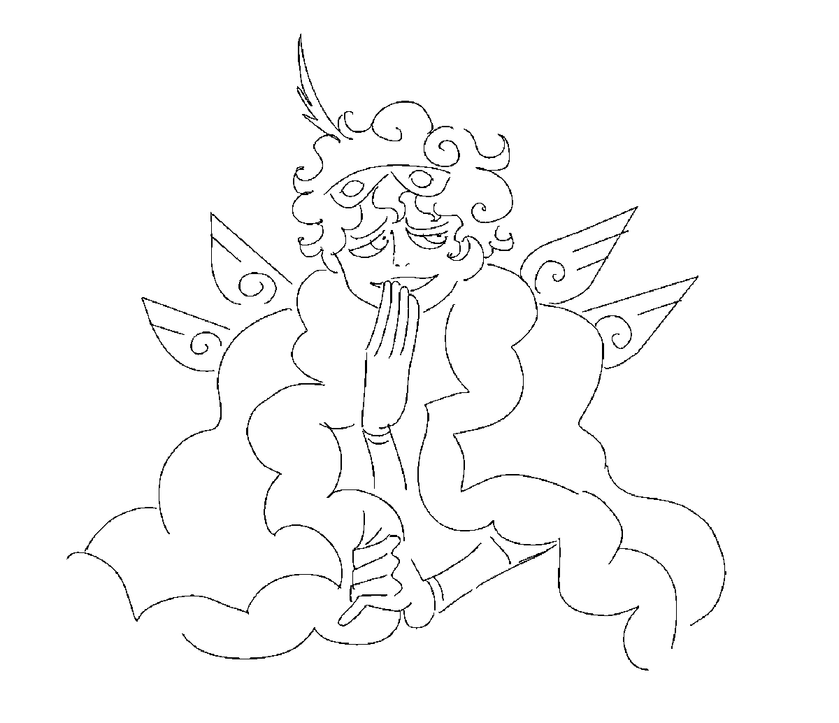 i only recently realized her hair makes little hearts..... T.T 