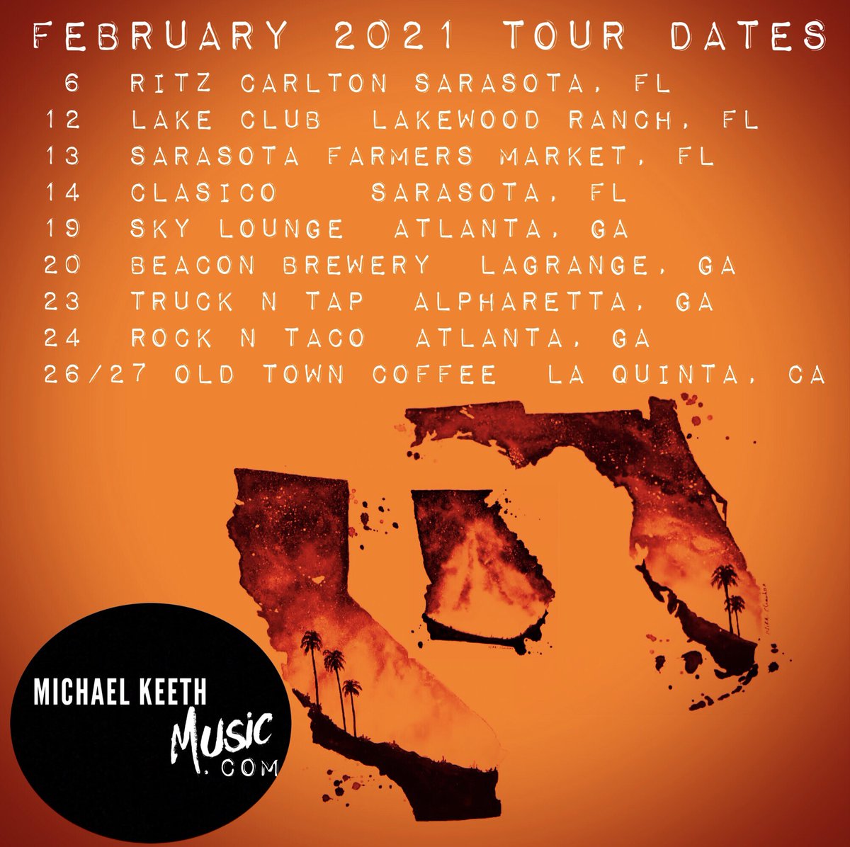 michael_keeth's tweet photo. #tour #Coachella #valley #artist #Sarasota #Atlanta #Nashville #Hollywood #indie #acoustic #songwriter https://t.co/LHfDZHtZq2