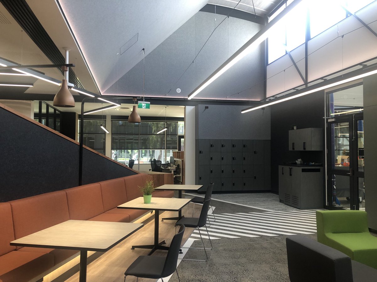 alastair_hick's tweet photo. Great finally getting back onto ⁦@MonashUni⁩ Clayton campus and checking out the amazing new ⁦@monashGENERATOR⁩ space. Can’t wait until we can fill it up properly! https://t.co/ShUjUC9xza