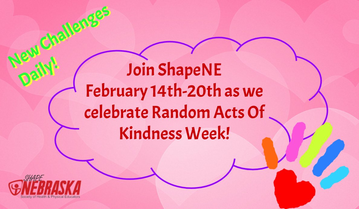 SHAPENebraska's tweet photo. #ExploreTheGood #MakeKindessTheNorm #RandomActsofKindnessDay #SHAPENE #HealthMovesMinds @SHAPE_America @KY_SHAPE @MOSHAPE1 @iowaahperd @SHAPEColorado @IAHPERD @fitsupts @ShapeIdaho @SHAPE_PA @FCSSuper @JenDayforNE @wyomingahperd @KAHPERD @SHAPE_SD https://t.co/47mUM7jbBG