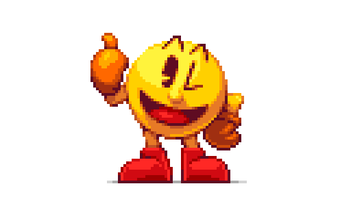 「パックマン
#namco #ドット絵 #pixelart 」|フラッグさんのイラスト