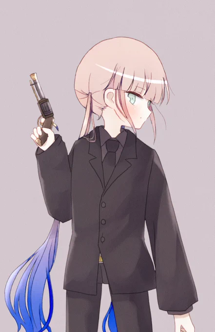 銃にはスーツ 