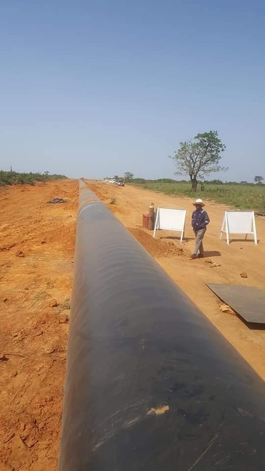 The Ajaokuta Kaduna Kano AKK pipeline is a 614km long natural gas pipeline currently being developed by the NNPC between Ajaokuta and Kano and forms phase one of the Trans-Nigeria Gas Pipeline TNGP project, the the single biggest gas pipeline project to be executed in Nigeria.