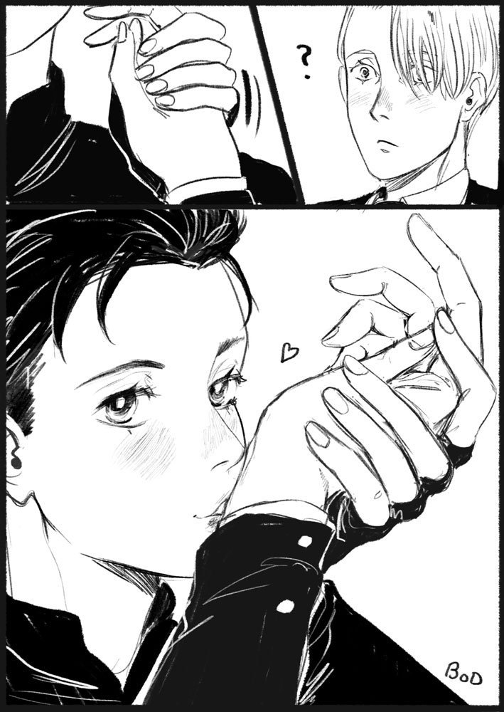 Looking at my first yoi doujin and comics and I need to bring this energy back 