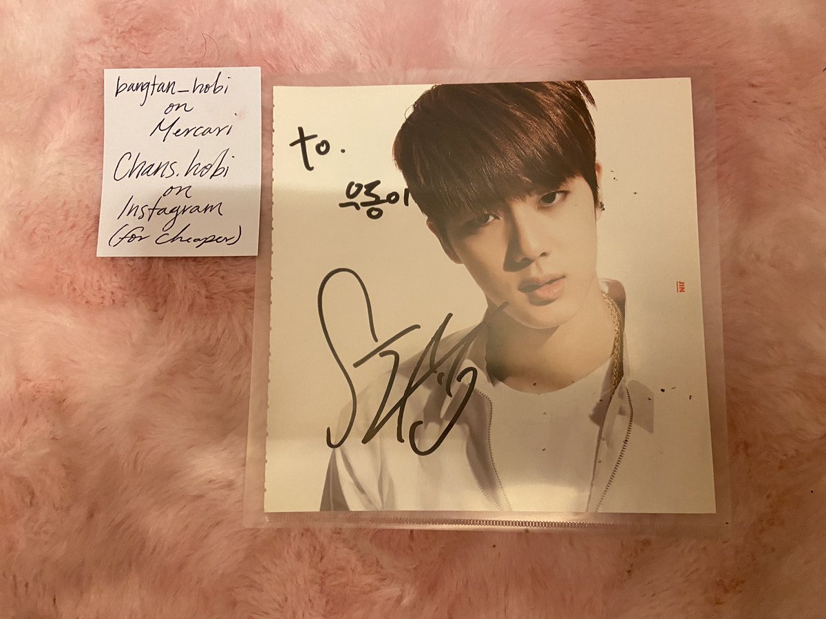 strawbery_hobi's tweet photo. WTS- JIN SIGNED PAGE
MESSAGE ME FOR ANY QUESTIONS
#bts #signed #signedpage https://t.co/8RUCibJhQE