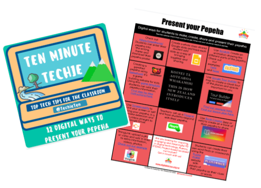 DCEducationNZ's tweet photo. Term 1 is about getting to know our students.

Check out 10 ways to present your pepeha task board here! 
https://t.co/qM4HZnYSSq

And have a listen to this weeks episode of the @TechieTen Podcast which dives into these 10 ways to present your pepeha:

https://t.co/yPZuB3BnT0 https://t.co/L2yIQVrc04